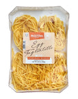 Mantova Tagliatelle Egg Pasta Nest Made in Italy with Farm fresh  Free range Italian eggs  332 egg Bronze die and slow dried dried for premium quality pasta Pack of 3