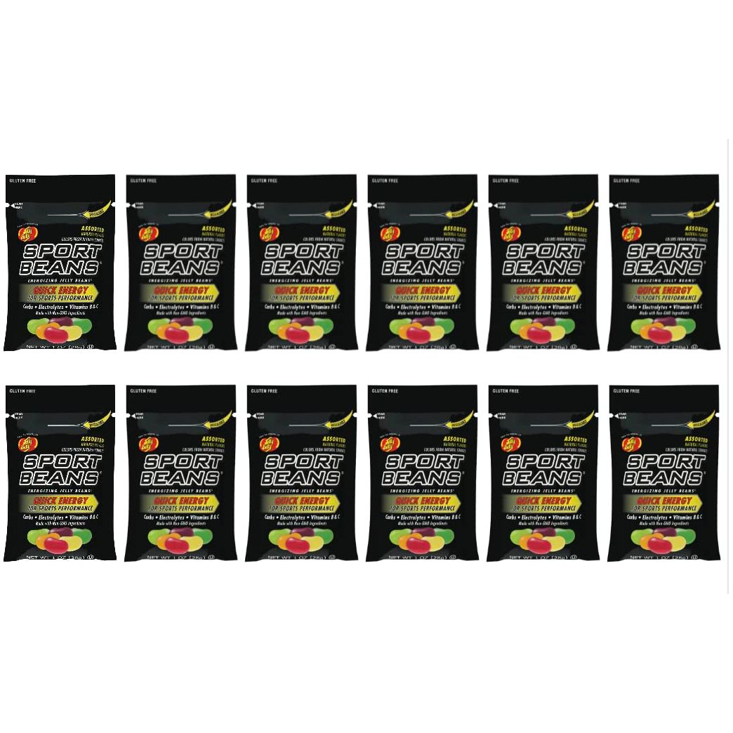 Jelly Belly Sport Beans 12Pack Assorted Sport Beans Orange Fruit Punch Green Apple Juicy Pear Lemon Lime Berry Click for More Sizes