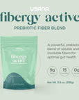 USANA Fibergy Active with Prebiotic Fiber for Gut Health – Non-GMO – Gluten Free