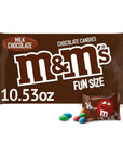 M&M'S Milk Chocolate Fun Size Candy Bag, 10.53oz