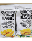 Trader Joe’s Everything but the Bagel Seasoned Kettle-Cooked Potato Chips 7oz 198g (Two Bags)