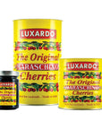 Luxardo The Original Maraschino Cherries  Gourmet Italian Maraschino Cherries  Ideal for Cocktails and Desserts 400g Jar