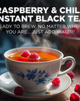 Mauds Instant Raspberry Tea Insta Raspberry  Chill 26ct Solar Energy Produced Single Serve Raspberry Flavored Tea Instant Travel Stick Packs Instantly Hot or Iced Tea 100 California Tea Blend