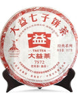 ricerach Dayi 2010 7572 Puer Mature Tea Cake 357g 1259 oz Menghai Tea Factory Tea Cake Dayi Tea Puer Mature Tea Cake