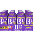 Stacker 2 Grape B12 Energy Shot, 2oz (12 Pack)