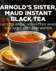 Mauds Lemonade Instant Tea Packets Single Serve 26 ct  Insta Arnolds Sister Flavored Tea  100 California Blended Tea Leaves Solar Energy Produced  Hot or Iced Tea Instant Powder Packs