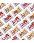 CREME SAVERS  Classic Original Individally Wrapped Strawberries and Creme and Orange and Creme Hard Candy  2  PACK Variety  Sameday Shippers Card