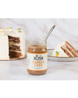 Big Spoon Roasters Carrot Cake Almond Butter With Sea Salt - Keto Friendly, Low Sugar Almond Butter - Crunchy Almond Butter w/Bee-Friendly Almonds - Gourmet, Vegan Almond Nut Butter - 13 Ounces