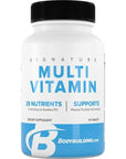 Bodybuilding Signature Multivitamin Tablets | Adult Vitamin | Nutrient Supplement | Gluten Free | 90 Count