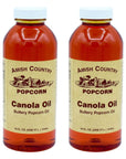 Amish Country Popcorn  216 oz Jars  Butter Flavored Canola Oil  Old Fashioned NonGMO and Gluten Free 216 oz Jars