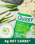 Quest Protein Chips Sour Cream & Onion 8 Bags