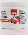 Teacher Power The Original in Black Cherry Sugar Free Energy Drink 70servings per Jar 100mg Caffeine with B Vitamins