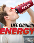 G Fuel PewDiePie Energy Powder Packets Sugar Free Clean Caffeine Focus Supplement Water Mix Lingonberry Fruit Flavor Focus Amino Vitamin  Antioxidants Blend  6 Stick Pack 025 oz