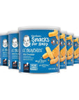 Gerber Snacks for Baby Lil Crunchies, Mild Cheddar, 1.48 Ounce (Pack of 6)