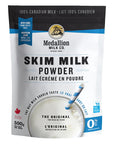 Medallion Skim Milk Powder 500g  Dried Milk from Canada Free of Antibiotics No rbST or rBGH