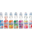 Sangaria Ramune Japanese Soft Drinks Marble Soda Carbonated Variety Pack Bundles Mix Favor Combo Original Strawberry Orange Melon Grape Peach Lychee Flavors 676 Fl Oz