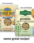 Pastabilities Protein Pasta and Vegan Cheese Mac and Cheese Ruffles Pasta 8 oz Pack of 2 Packaging May Vary High Protein 22g of Protein Low Carb Plant Based Non GMO Certified