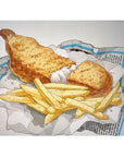 Fish & Chip Shop Style Non-Brewed Condiment 1L, Refill Pack for Vinegar Bottle - British Chippy