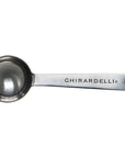 Ghirardelli Vanilla Premium Frappe Mix 3 lb Can with Ghirardelli Stamped Barista Spoon