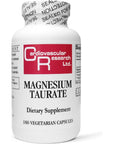 Cardiovascular Research Magnesium Taurate 125 mg, Creamy White, 180 Capsules (MAGT2)