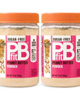 PBfit Sugar-Free Peanut Butter Powder, Powdered Peanut Spread From Real Roasted Pressed Peanuts, No sugar added,13 Ounce (Pack of 2)