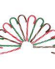 Dr. Pepper, 7 Up, and A&W Flavored Christmas Candy Cane - Pack of 12, 5.3 oz