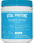 Vital Proteins Collagen Peptides Powder with Hyaluronic Acid and Vitamin C, Unflavored, 20 oz