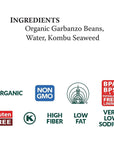 Eden Organic Garbanzo Beans Chickpeas 15 oz Can 12Pack Case No Salt Added NonGMO Gluten Free Vegan Kosher US Grown Heat and Serve Macrobiotic