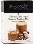 Proti Max by Bariatrix Nutrition Caramel Caffe Latte Shake Or Pudding Mix  for Weight Loss  Hunger Suppressant  15 Grams of Protein  100 Calories Meal Replacement 7 Packets 092 OZ NET WT 64 OZ