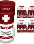 DrinkAde Prevention (Pack of 24) Hydration and Recovery Drink with Electrolytes, Vitamin B, Milk Thistle and Green Tea Extract for Liver Detox, Only 5 Calories, Vegan, Caffeine-Free, Non-GMO