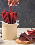 Weavers Beef Sticks 80 original mild flavored 7 beef sticks per 40oz bag