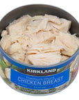 Kirkland Chicken Breast in Water 125 oz cans  6 count  Premium Chunk  Great for chicken salad quesadillas soups and casseroles