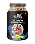 True Elements Whole Oatmeal 1kg  With Chia and Real Fruits Cereal for Breakfast  Diet Food for Weight Loss