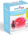 NutriWise Fruit Drink  Weight Loss Formula  Wild Berry  15g Protein KETOFriendly Gluten Free 70 Calorie 1g Sugar 1g Carb 7ct