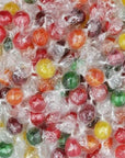 Assorted Sour Fruit Balls Individually Wrapped Old Fashioned Hard Candy 1 Pound