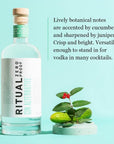 RITUAL ZERO PROOF Gin Alternative  AwardWinning NonAlcoholic Spirit  254 Fl Oz 750ml  Zero Calories  Sustainably Made in USA  Make Delicious Alcohol Free Cocktails