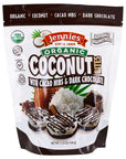 Jennies Organic Coconut Bites with Cacao Nibs 525oz Glten Free NonGMO Peanut Free Kosher 1