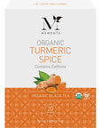 Mementa Organic Turmeric Black Tea 20 count Pack of 1