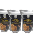 Fish Skin Chips - Pack of 3 Fish Skin Salted Egg Chips - Delicious and Crispy - No-Preservatives Formula - Low-Carb Fish Chips - Tasty Snack Bag for Gatherings or Parties - 30g per Bag (Original Salted Egg)