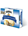 GEISHA Whole Baby Scallops 375ozPack of 12 Baby Scallops  Zero Trans Fat  Farm Raised  Good Source of Protein