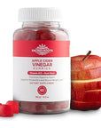 Apple Cider Vinegar Gummies - Sugar Free Apple Cider Gummies with Vitamin B12 and Beetroot Powder - Vegan, Non-GMO & Gluten-Free, Made in USA (30 Servings)