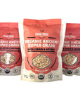 Farm to Table Foods Organic Ancient Super Grain Whole Grain  Oatmeal  3  14 oz bags