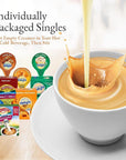 Coffee Creamer Singles Variety Pack Packaged by Bools International Delight Mini Coffee Creamer  Mini Moos 5 Flavor Assortment 50 Pack for Home Office Coffee Bar Gift