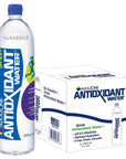 Alkazone Antioxidant Alkaline Bottled Water Enhanced with Antioxidants Purified Water with Electrolytes Added for Taste pH Balanced to 95 338 oz Pack of 12