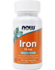 Now Foods Iron Ferrochel(r), 120 Vcaps 18 mg(Pack of 2)