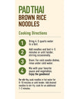 Annie Chuns Padthai Brown Rice Noodle 8 Oz