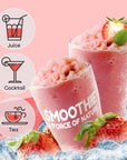 Foodrella Strawberry Flavor Concentrate Syrup Fruit Puree 338 Fl Oz 1L Makes A Refreshing Cool Drink Including Fruit Drinks Smoothies Juice Soda Iced tea  More