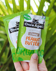 Once Again Organic Creamy Peanut Butter - 1.15oz Squeeze Packs, 10 Count - Salt Free, Unsweetened - USDA Organic, GF Certified, Vegan, Kosher