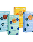 Gluten Free Partake Soft Vegan Cookies  4 Box Variety Pack  Vegan  Dairy Free Nut Free Egg Free Wheat Free Soy Free Safe School Snack