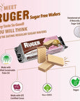 RUGER Sugar Free Chocolate Wafers 16 Ounce Pack of 12